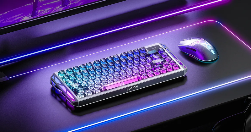 A metallic Hall effect keyboard and a 59g mouse are Lenovo’s latest upgrades for snazzy gaming setups - Digital Trends