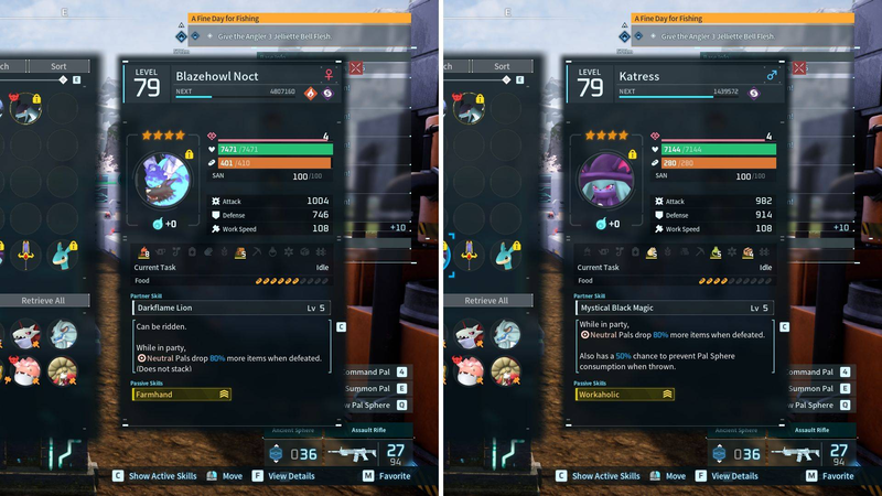 Neutral-type drop rate bonuses displayed