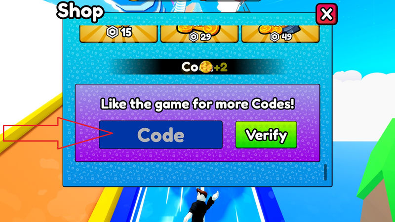 Climb Waterslide and Slide codes redemption menu image