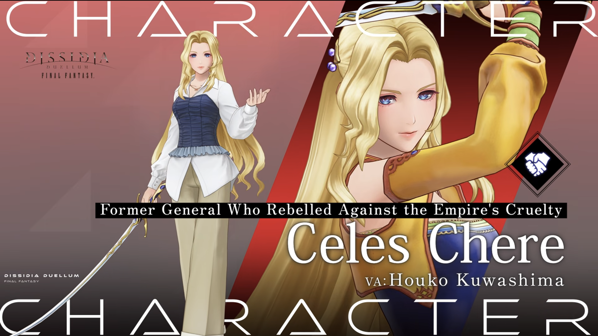 Celes Chere Joins Dissidia Duellum Final Fantasy as Limited August 2026 Unit