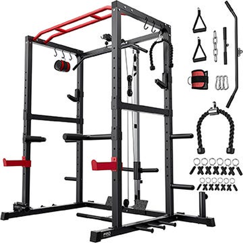 SPORTSROYALS Power Cage in a home gym setting