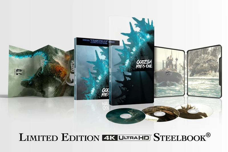 Godzilla Minus One Limited Edition 4K SteelBook packaging