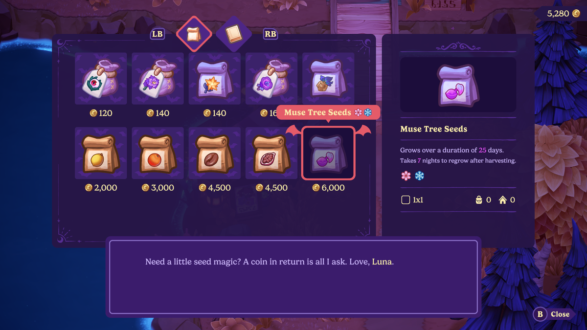 Muse Tree gameplay screenshot