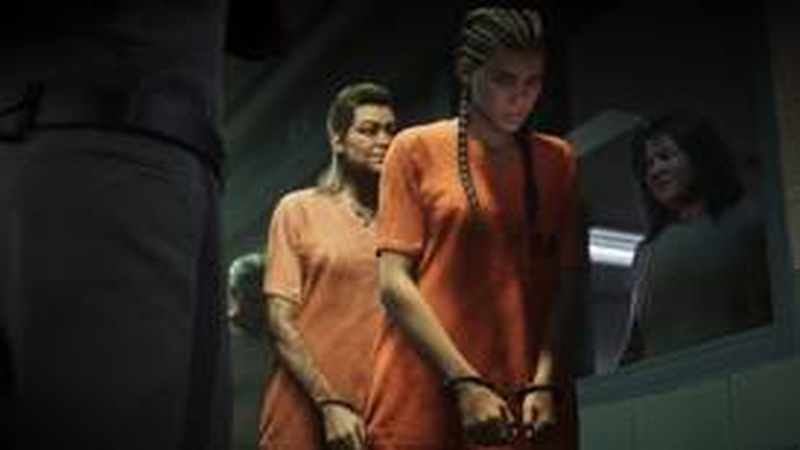 Lucia in jail from GTA 6