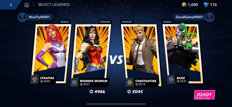 DCKO select screen image