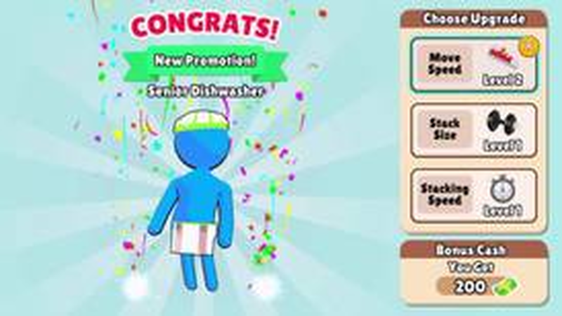 Buffet Boss gameplay screenshot showing restaurant management interface