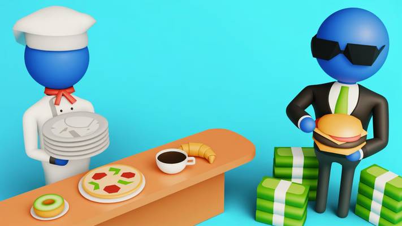 Buffet Boss official artwork showing restaurant exterior