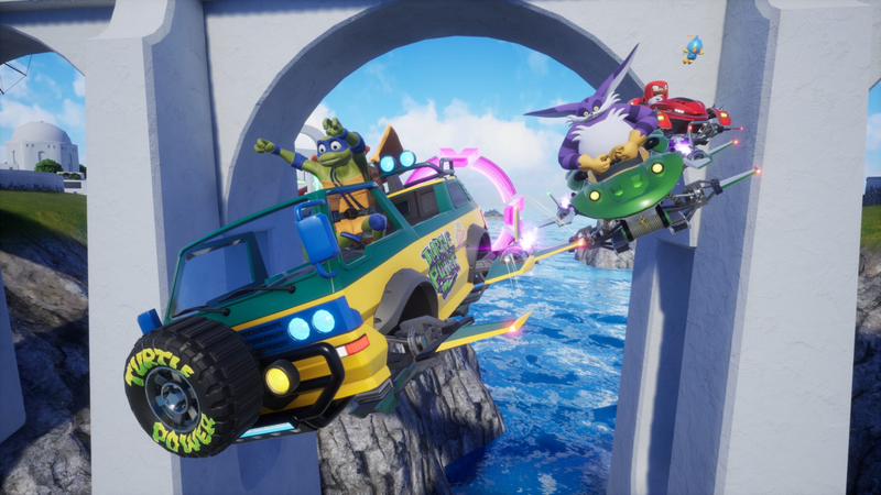 Sonic Racing CrossWorlds TMNT DLC Launches: 4 Playable Turtles, Pizzafire Van & NYC Course for $5.99