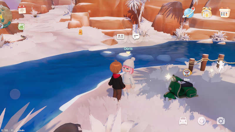 Doris during a Meteor Shower in Heartopia
