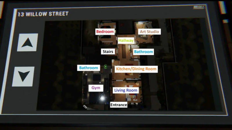 First floor layout of 13 Willow Street after rework