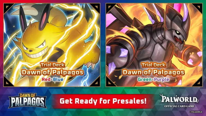 Official Palworld card game box art