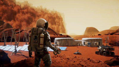 Speaking of Matt Damon, there's a new survival game out this week on Steam where you're stranded on Mars and have to grow potatoes to survive