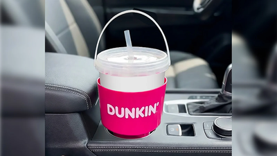 Dunkin’s viral 48oz bucket drinks return with special cup holder to fit in cars