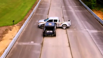WhistlinDiesel launches Cybertruck into F-150 at 111 mph but still crowns Ford the winner